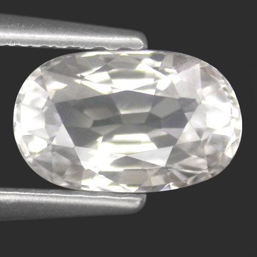 3.48CT DAZZLING NATURAL WHITE ZIRCON