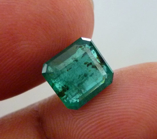 3.61CT CERTIFIED EXCELLENT HUGE 100% NATURAL GREEN COLUMBIAN EMERALD $5000