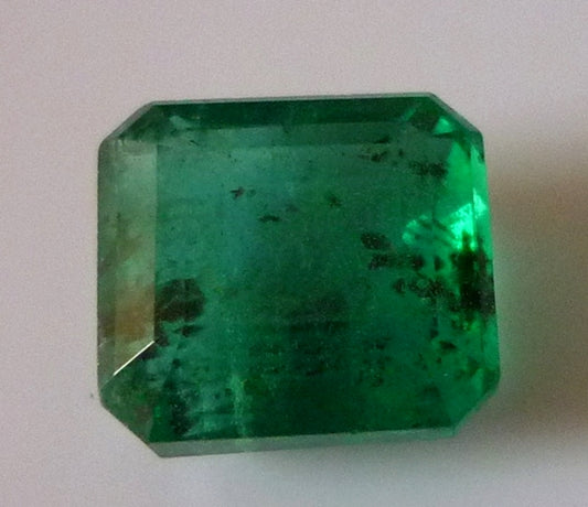 3.61CT CERTIFIED EXCELLENT HUGE 100% NATURAL GREEN COLUMBIAN EMERALD $5000