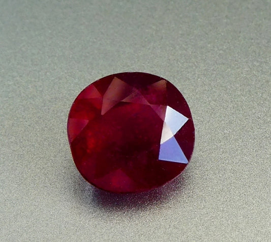 3.63CT 優れた巨大な 100% 天然ブラッド レッド ルビー