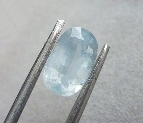 3.77CT 非加熱 100% 天然ライトブルー サファイア