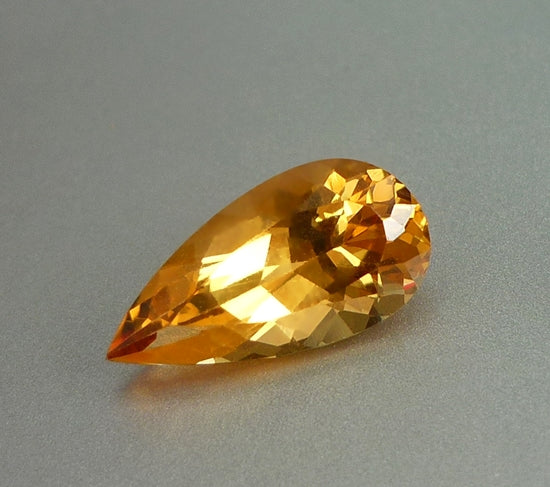 3.91CT 美しい巨大な 100% 天然 (イエロー エメラルド) ゴールデン イエロー ベリル