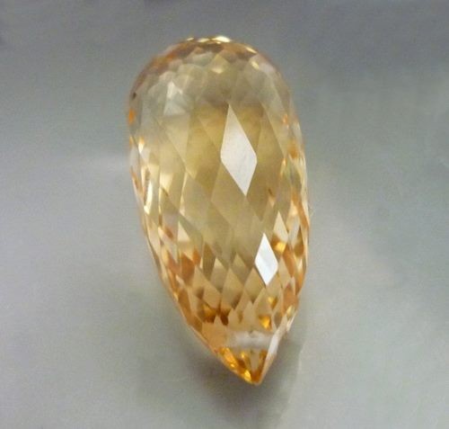 33.65CT 完璧で眩しい巨大な 100% 天然イエロー シトリン