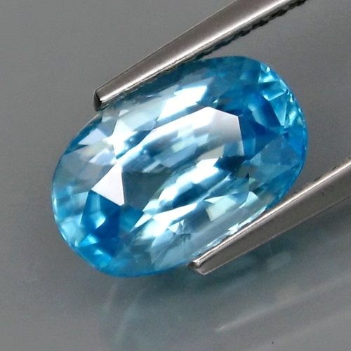 4.00CT GORGEOUS NATURAL BLUE ZIRCON