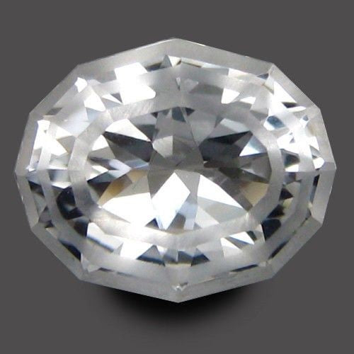 4.05CT カスタムカット ナチュラル ホワイト トパーズ