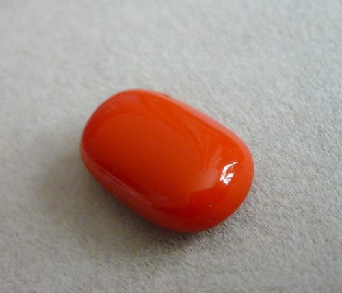 4.30CT EXCELLENT BIG ORANGE RED TUNISIAN CORAL