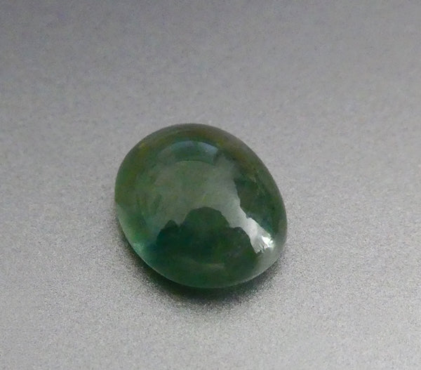 4.30CT UNHEATED OVAL 100% NATURAL LIGHT BLUISH GREEN SAPPHIRE