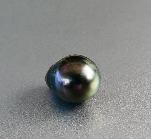 4.50CT EXCELLENT GENUINE SOUTH SEA PEACOCK GREEN GREY TAHITIAN PEARL