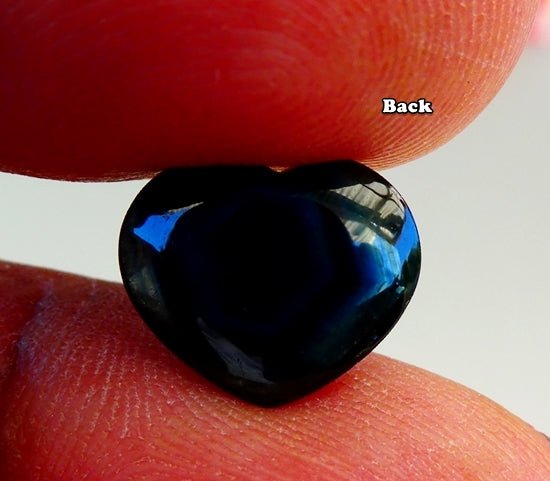 4.63CT EXCELLENT HUGE 100% NATURAL BLUE HEART ROSE CUT SAPPHIRE