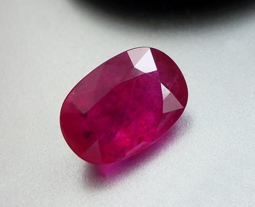 4.91CT GORGEOUS HUGE PINKISH RED 100% NATURAL RUBY