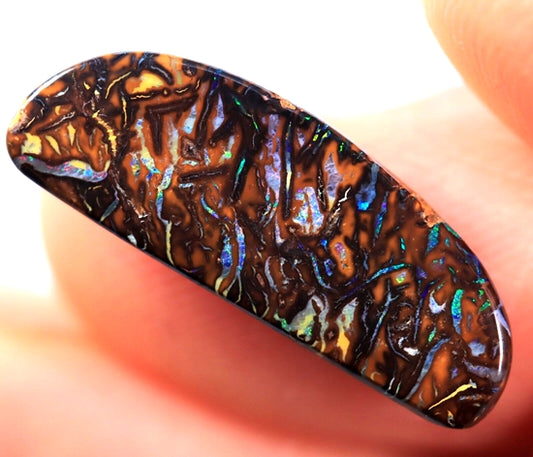 5.15CT EXCELLENT HUGE 100% NATURAL BIG AUSTRALIAN BOULDER OPAL