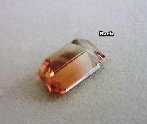 5.37CT RARE WHITE PINK BI-COLOUR COPPER & MANGANESE BEARING ELBAITE TOURMALINE