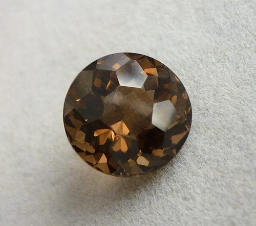 5.40CT DAZZLING CUSTOM CUT NATURAL SMOKEY BROWN QUARTZ