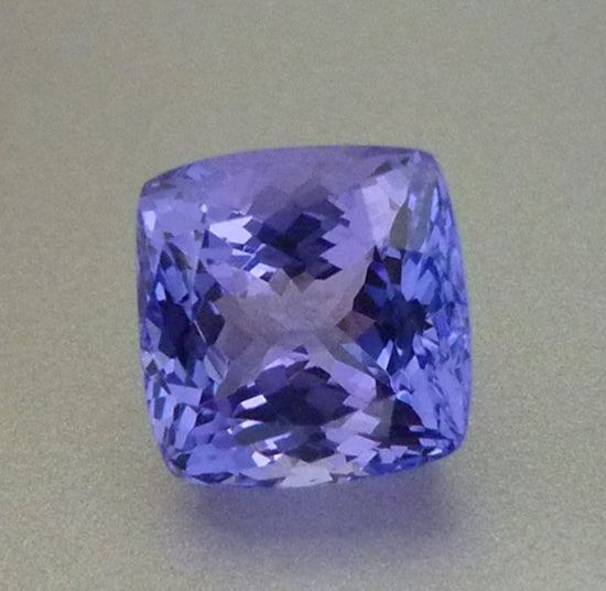 5.56CT UNTREATED LOUPE CLEAN 100% NATURAL VIOLET BLUE TANZANITE