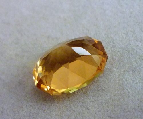 5.89CT まばゆいばかりのエクセレント カスタム カット イエロー シトリン