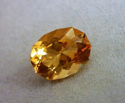 5.89CT まばゆいばかりのエクセレント カスタム カット イエロー シトリン