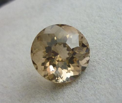 5.92CT DAZZLING CUSTOM CUT NATURAL SMOKEY BROWN QUARTZ