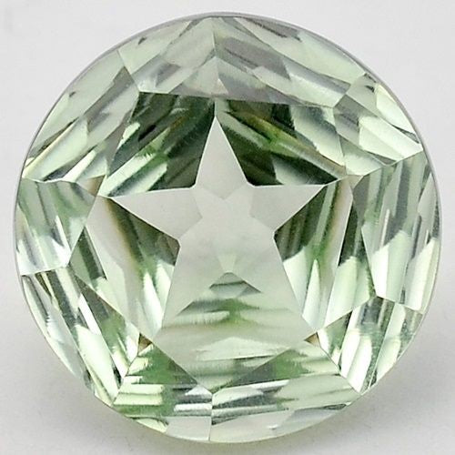 6.03CT RARE EXCELLENT CUSTOM CUT GREEN AMETHYST