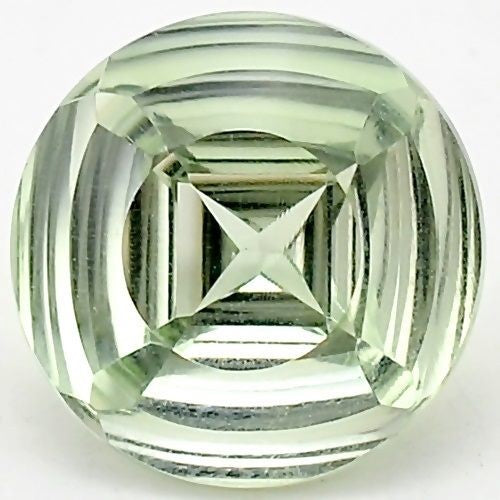 6.05CT EXCELLENT CUSTOM CUT NATURAL GREEN AMETHYST