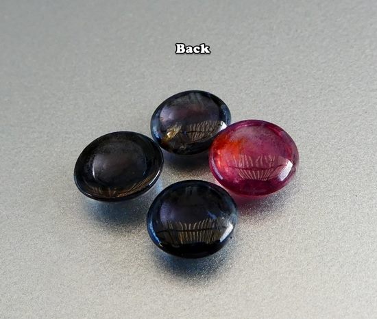 6.14CT SPLENDID ROUND CAB  MULTI-COLOUR BURMESE SPINEL LOT