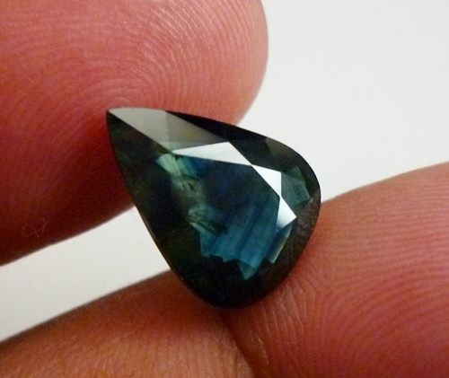 6.44CT EXCELLENT HUGE NATURAL GREEN BLUE SAPPHIRE