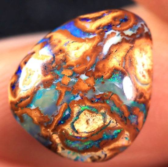 7.21CT EXCELLENT UNIQUE 100% NATURAL BIG AUSTRALIAN BOULDER OPAL