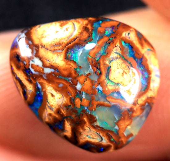 7.21CT EXCELLENT UNIQUE 100% NATURAL BIG AUSTRALIAN BOULDER OPAL