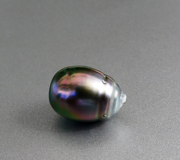 7.70CT EXCELLENT GENUINE SOUTH SEA PEACOCK GREEN GREY TAHITIAN PEARL