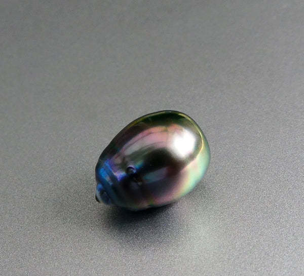 7.70CT EXCELLENT GENUINE SOUTH SEA PEACOCK GREEN GREY TAHITIAN PEARL