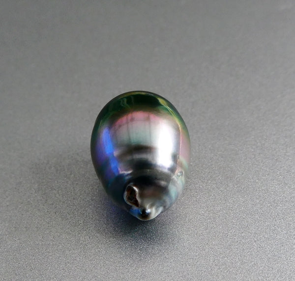 7.70CT EXCELLENT GENUINE SOUTH SEA PEACOCK GREEN GREY TAHITIAN PEARL