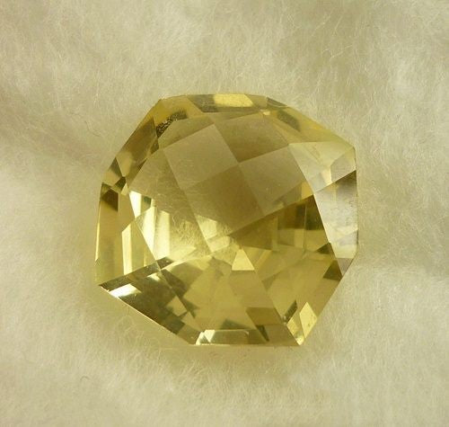 8.00CT GORGEOUS EXCELLENT CUSTOM CUT 100% NATURAL YELLOW CITRINE