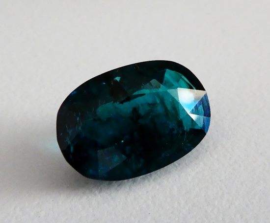 8.10CT EXCELLENT RARE HUGE OVAL 100% NATURAL INDICOLITE BLUE TOURMALINE