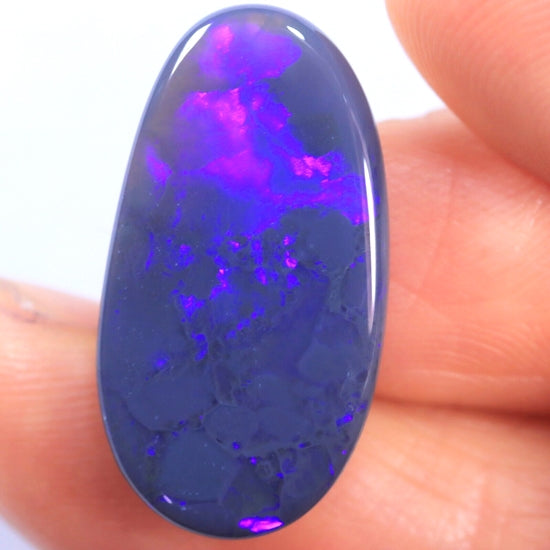 8.49CT EXCELLENT HUGE 100% NATURAL LIGHTNING RIDGE AUSTRALIA BLACK OPAL