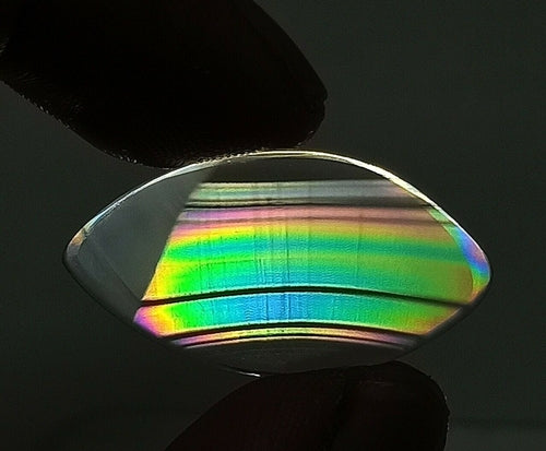 8.80CT RARE HUGE INDONESIAN 100% NATURAL COLOURFUL IRIS AGATE