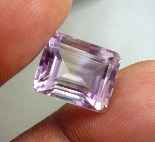 9.01CT 完璧な天然パープル、ゴールデンイエローのアメトリン