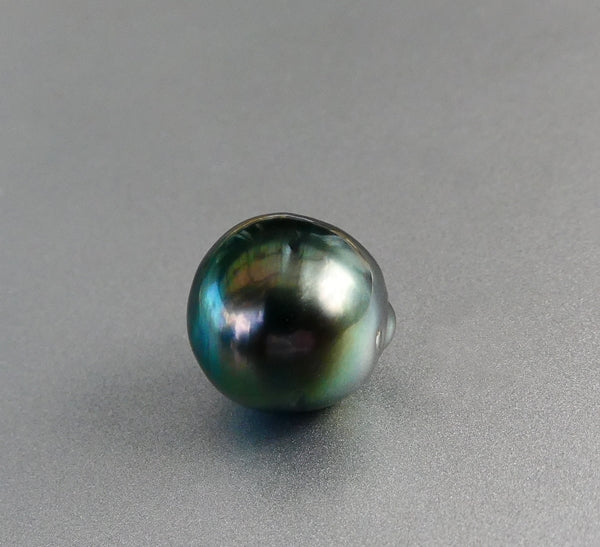 9.47CT EXCELLENT GENUINE SOUTH SEA PEACOCK GREEN GREY TAHITIAN PEARL