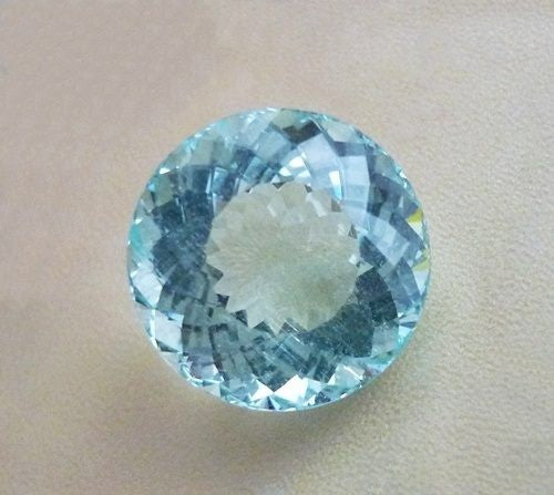 9.48CT GORGEOUS ROUND SKY BLUE NATURAL AQUAMARINE