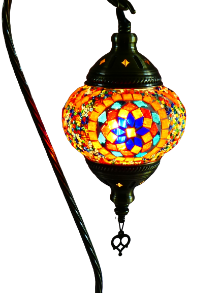 Turkish mosaic Swan Lamp 14cm