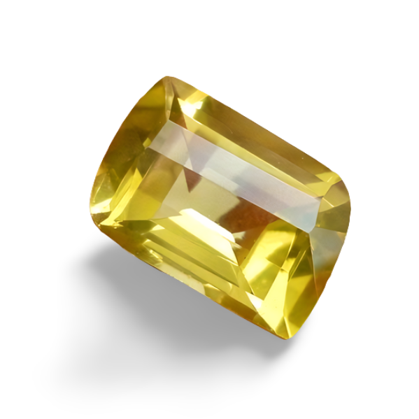 6.40CT GORGEOUS EXCELLENT CUSTOM CUT NATURAL YELLOW CITRINE